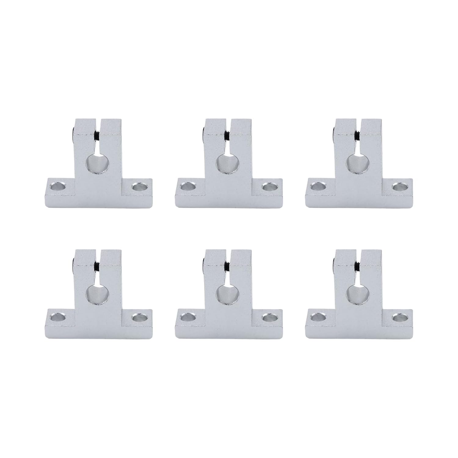 6Pcs SK8 Aluminum Linear Rod Rail Shaft Support Guide Motion for 8mm/0.31" Diameter Shaft