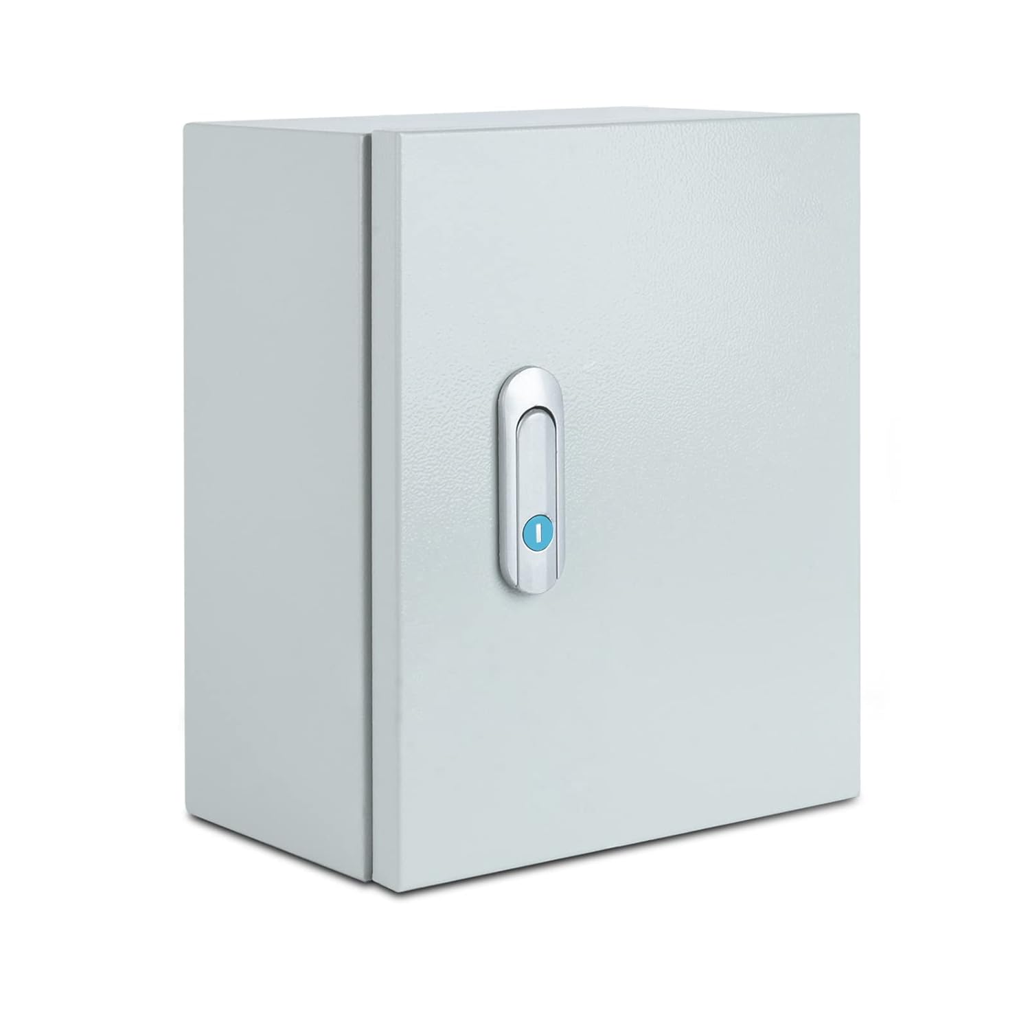 Steel Electrical Junction Box, Indoor&Outdoor Electrical Enclosure Box, Wall Mounted Waterproof&Dustproof Metal Box, Universal Electric Equipment Enclosure Box with Safety Locks and Mounting Plates