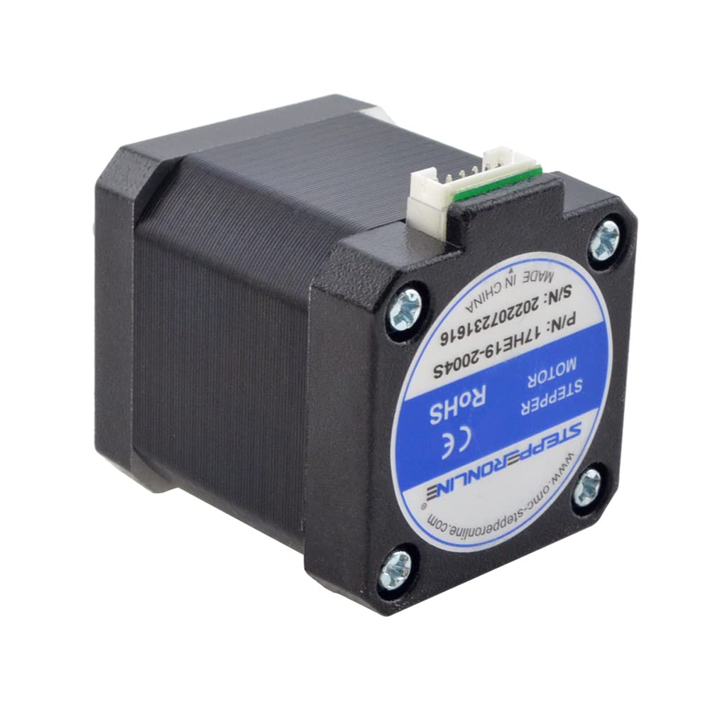 STEPPERONLINE Nema 17 Stepper Motor 2A 55Ncm Bipolar 1.8 Degree 4-Lead for 3D Printer CNC Extruder,1 Pack - Image 4