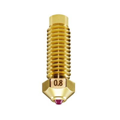 Ruby Nozzle 0.8mm for Elegoo Neptune 4 Plus/Max 3D Printer, Hardened & Abrasion Resistant for Precision Additive Manufacturing