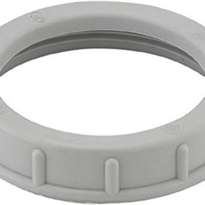 RACO 1408B4 Bushing, Plastic, Threaded, Rigid/IMC Conduit, 2-Inch, 4-Pack Gray