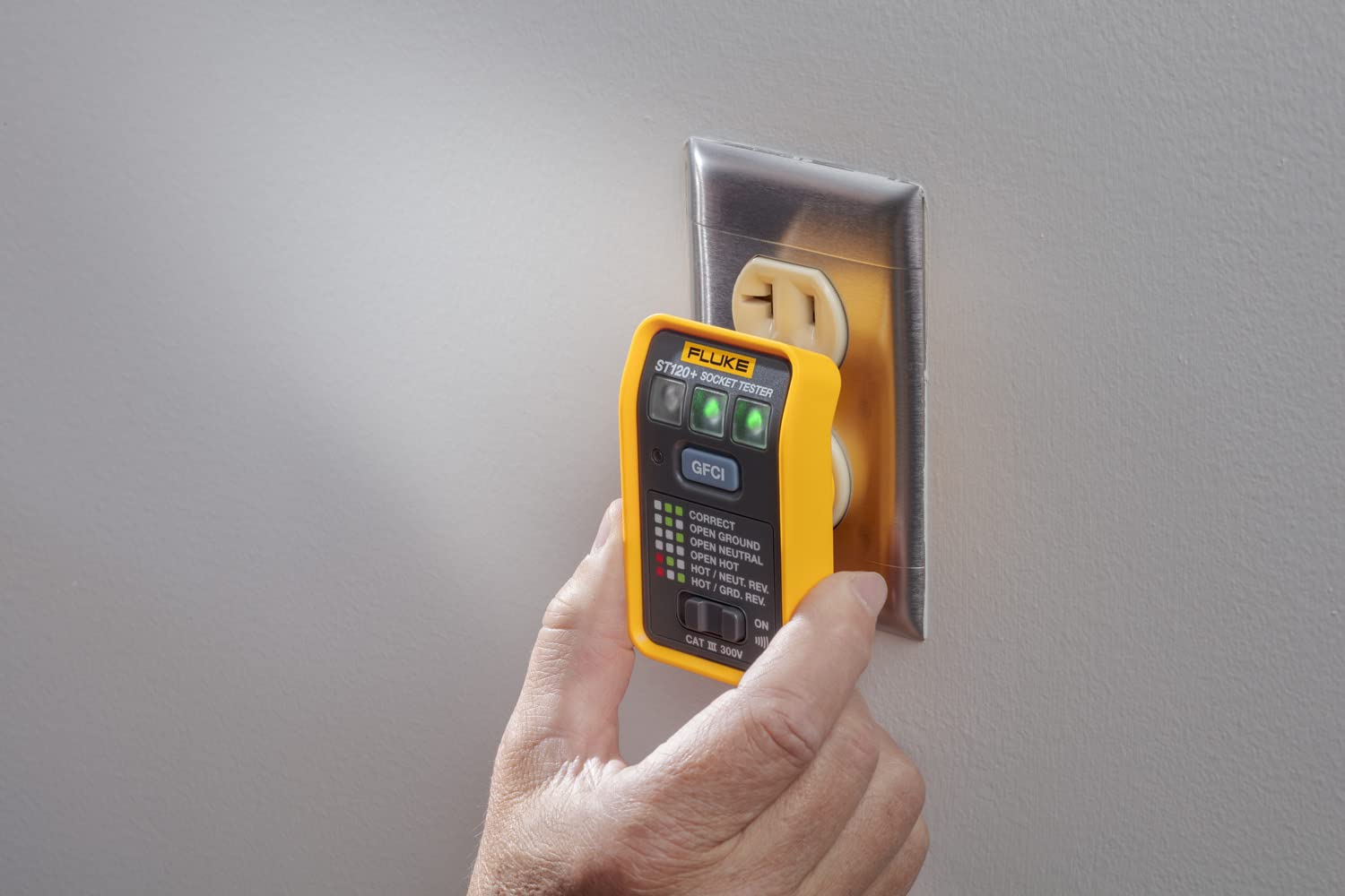 Fluke ST120+ GFCI Socket Tester with Audible Beeper - Image 4