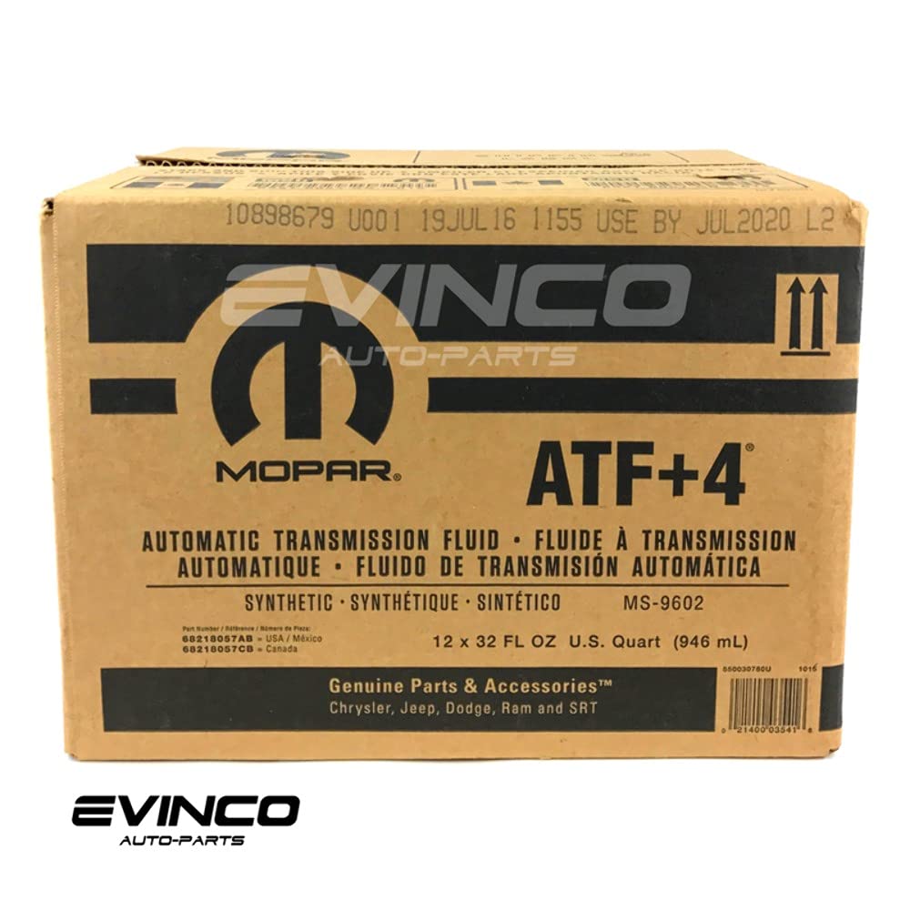 Fits-JEEP DODGE CHRYSLER ATF+4 AUTOMATIC TRANSMISSION FLUID CASE OF 12 QUARTS MOPAR - Image 5