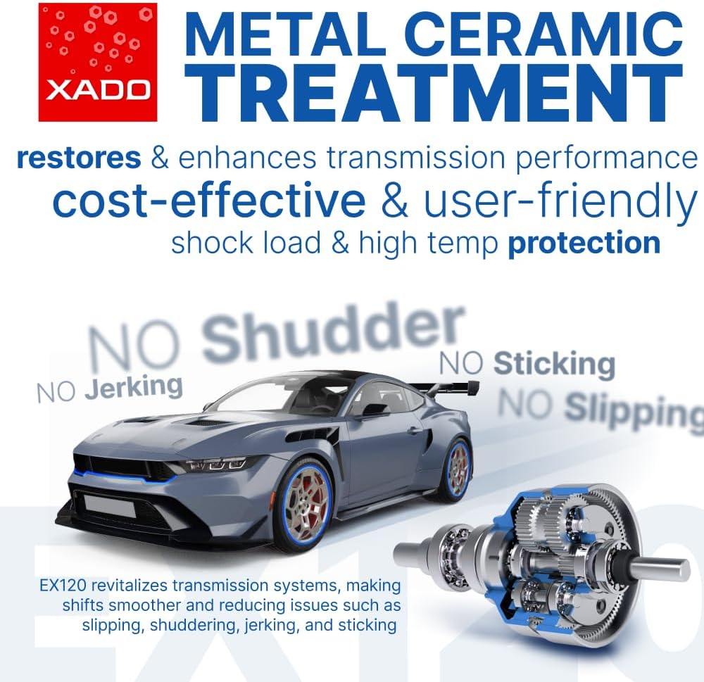 XADO EX120 Automatic Transmission Fix - Treatment for CVT & Other Gearbox Types | ATF Additive & Protectant - Reduces Sticking, Shudder and Slipping - Image 4
