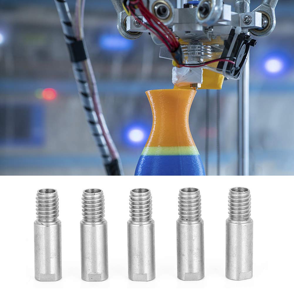 Oumefar 3D Printer Cold Water Throat Stainless Steel 3D Printer Feeding Throat with 4.1 Through Hole Hot End Throat for 3D Printer Additive manufacturing products - Image 6