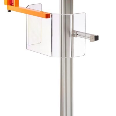 Floor Mount Milling Machine Safety Guard, Interlocked Model. Part # MG-1-SK1 by ATS MACHINE SAFETY SOLUTIONS