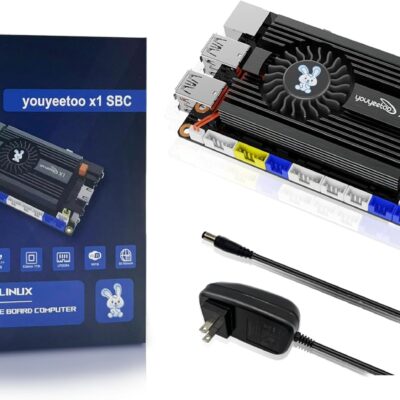youyeetoo X1 - N5105 x86 Windows Linux Single Board Computer - Mini PC - Dual 4K Media Server- Dual M.2 Slots Support 2280 NVMe mSATA SSD/WiFi 6 Moudle - PCIE 3.0,NFC (X1(4GB RAM+64GB eMMC))