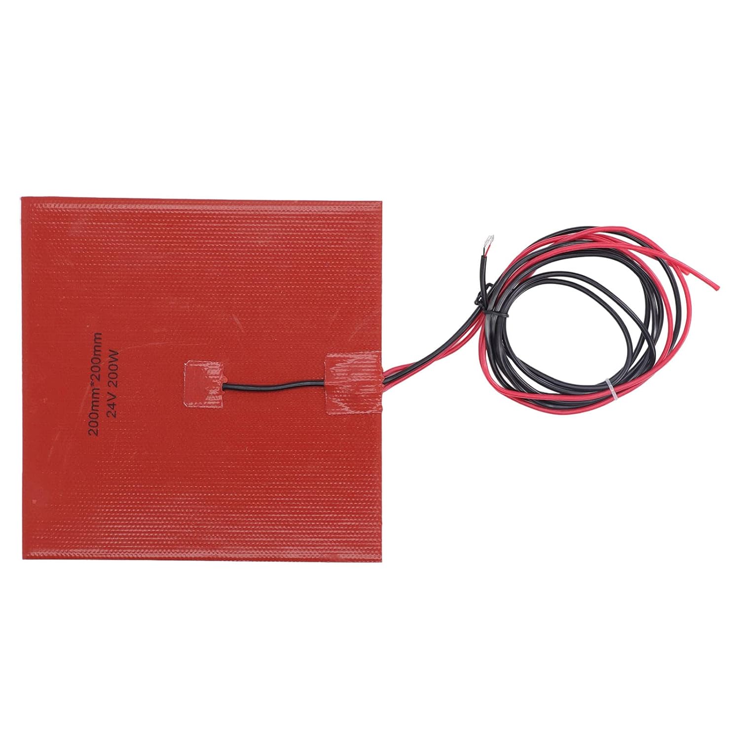 Silicone Heater Pad 200W 200x200mm Quick Heating up to 180℃ NTC 100K Thermistor for Ender 3 (DC24V) - Image 7