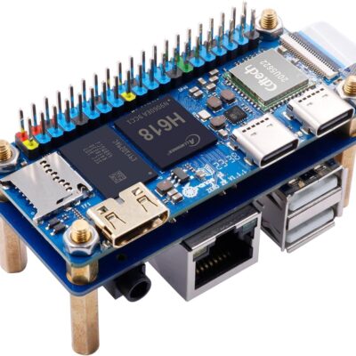 Orange Pi Zero 2W 2GB Allwinner H618 LPDDR4 Quad Core CPU 64 Bit Single Board Computer, 1.5GHz Frequency WiFi 5.0 Bluetooth 5.0 onboard Antenna Support 4K Display with Expansion Board
