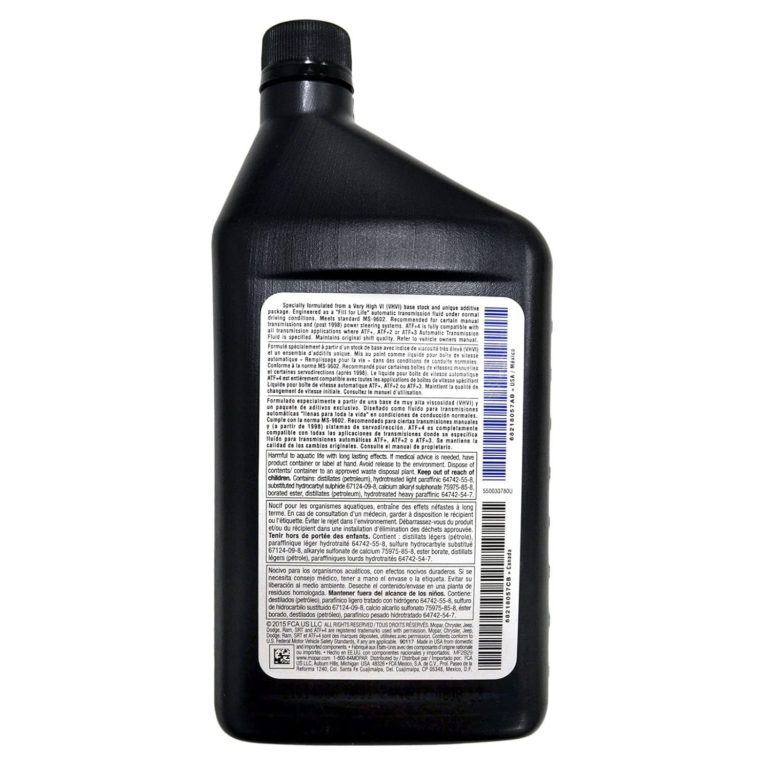 Fits-JEEP DODGE CHRYSLER ATF+4 AUTOMATIC TRANSMISSION FLUID CASE OF 12 QUARTS MOPAR - Image 3