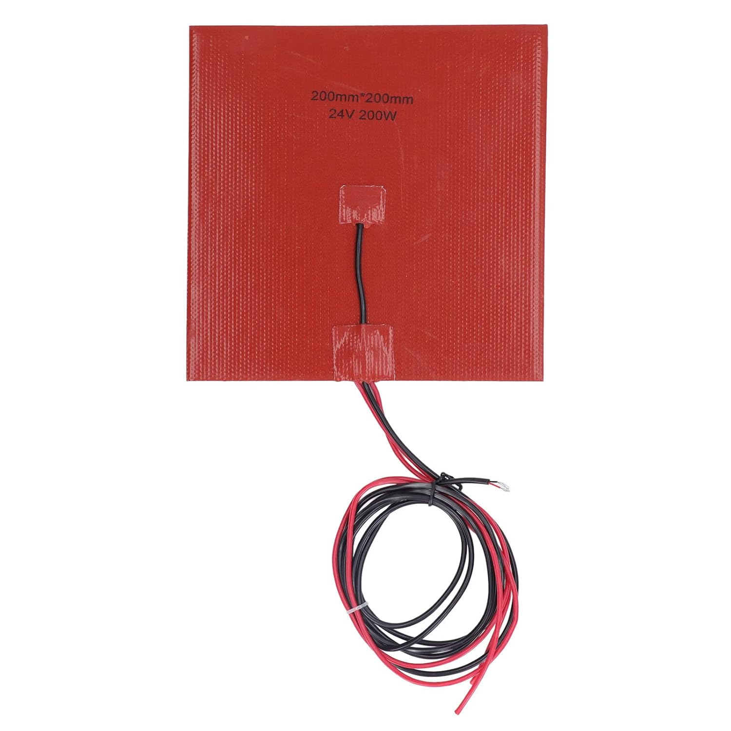 Silicone Heater Pad 200W 200x200mm Quick Heating up to 180℃ NTC 100K Thermistor for Ender 3 (DC24V) - Image 8