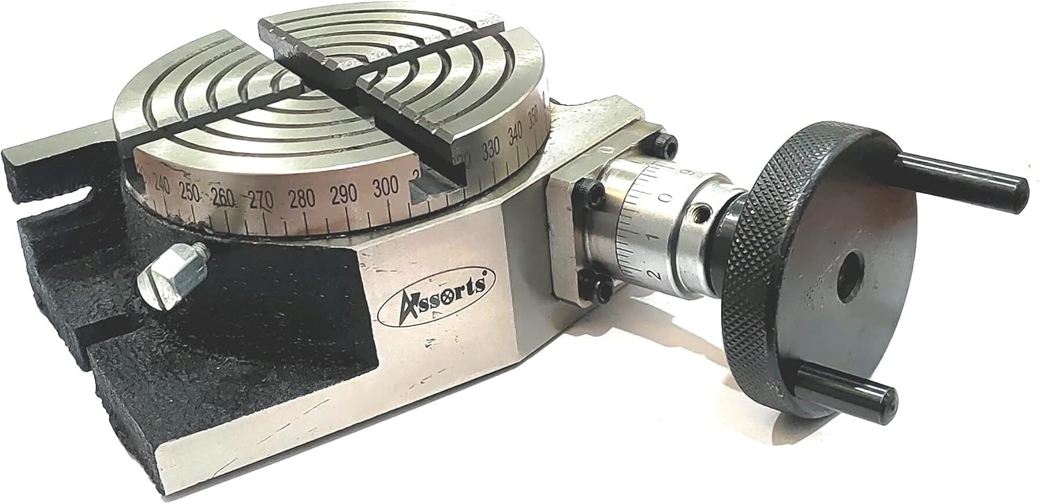 Assorts 4" Inches (100 mm) 4 Slots Regular Rotary Table for Milling Machines - Image 2