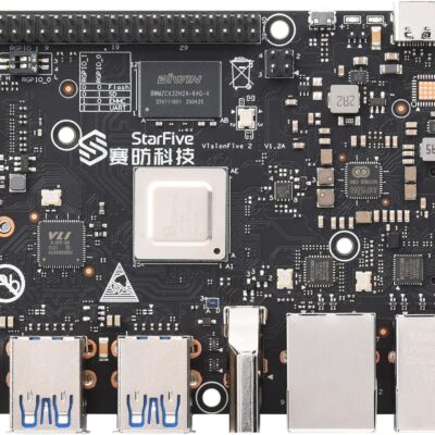 Waveshare VisionFive2 RISC-V Single Board Computer, StarFive JH7110 Processor with Integrated 3D GPU, 8GB Memory, without WiFi Module