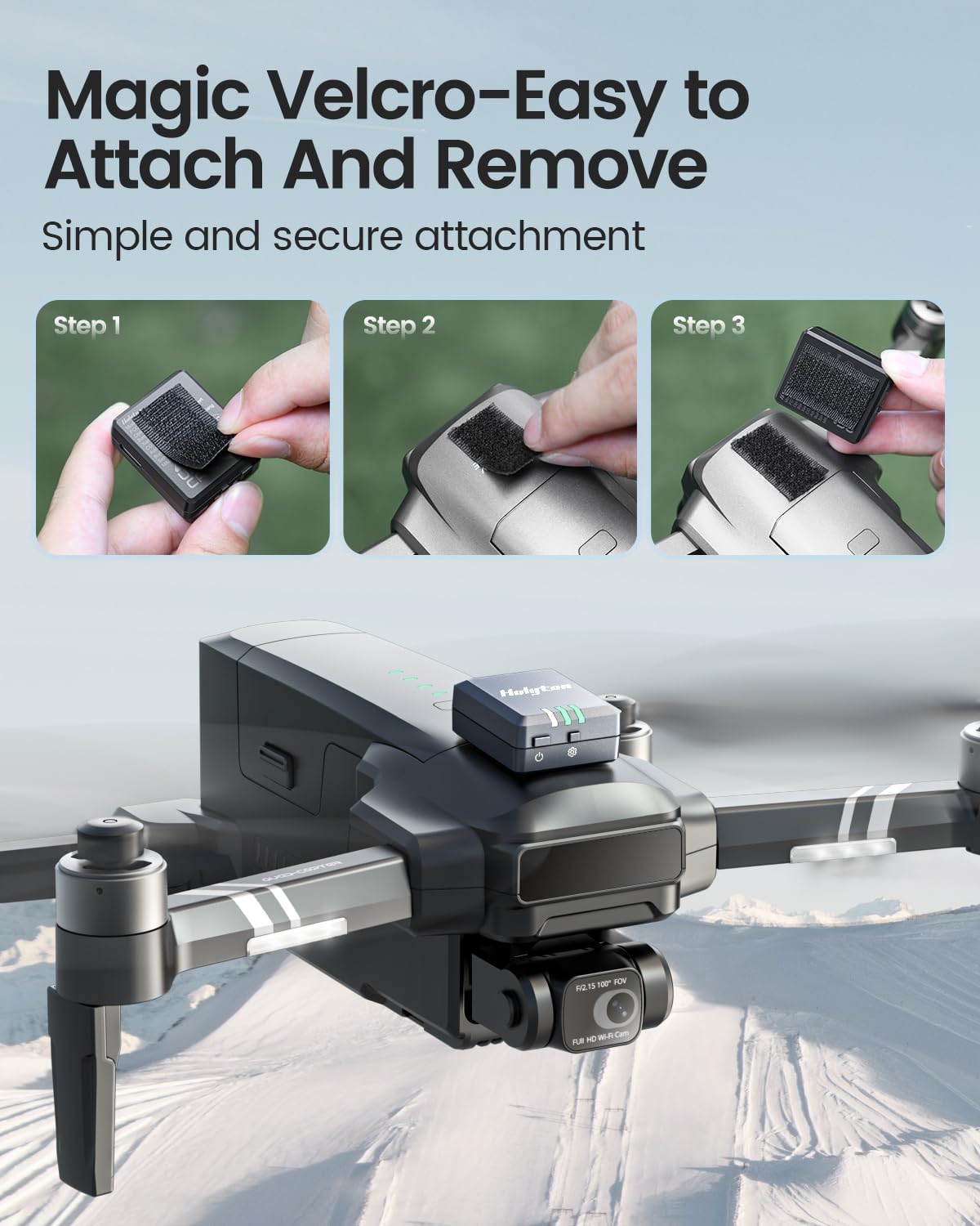 Holyton FAA Compliant Remote Identification Broadcast Module Spare Parts for GPS Drones,Suitable for FPV Spare Parts for FPV Drones,RC Aircraft,Drone Accessories,5 Hours Battery Time - Image 7