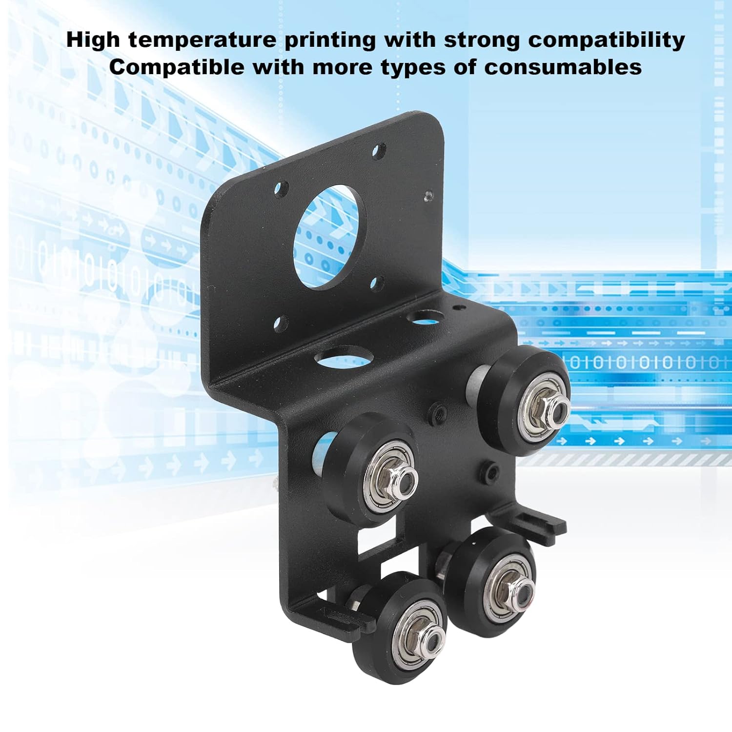 Short Stroke Extruder Kit, Aluminum Alloy Short Stroke Extruder Kit with Install Sheet Metal and Pulley for Ender-3, Additive Manufacturing Products - Image 7