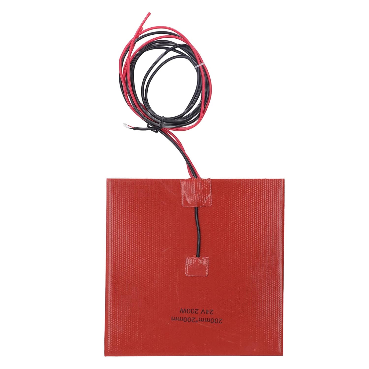 Silicone Heater Pad 200W 200x200mm Quick Heating up to 180℃ NTC 100K Thermistor for Ender 3 (DC24V) - Image 5