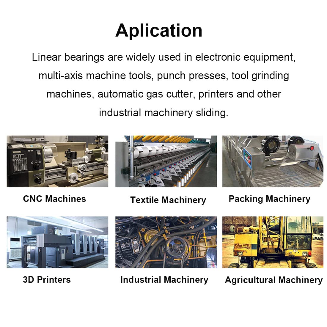 Linear Ball Bearings, LMK16LUU 16mm Square Flange Linear Motion Bushing Double Side Rubber Sealed for 16mm Linear Shaft CNC Machine 3D Printer 4 Pack - Image 5