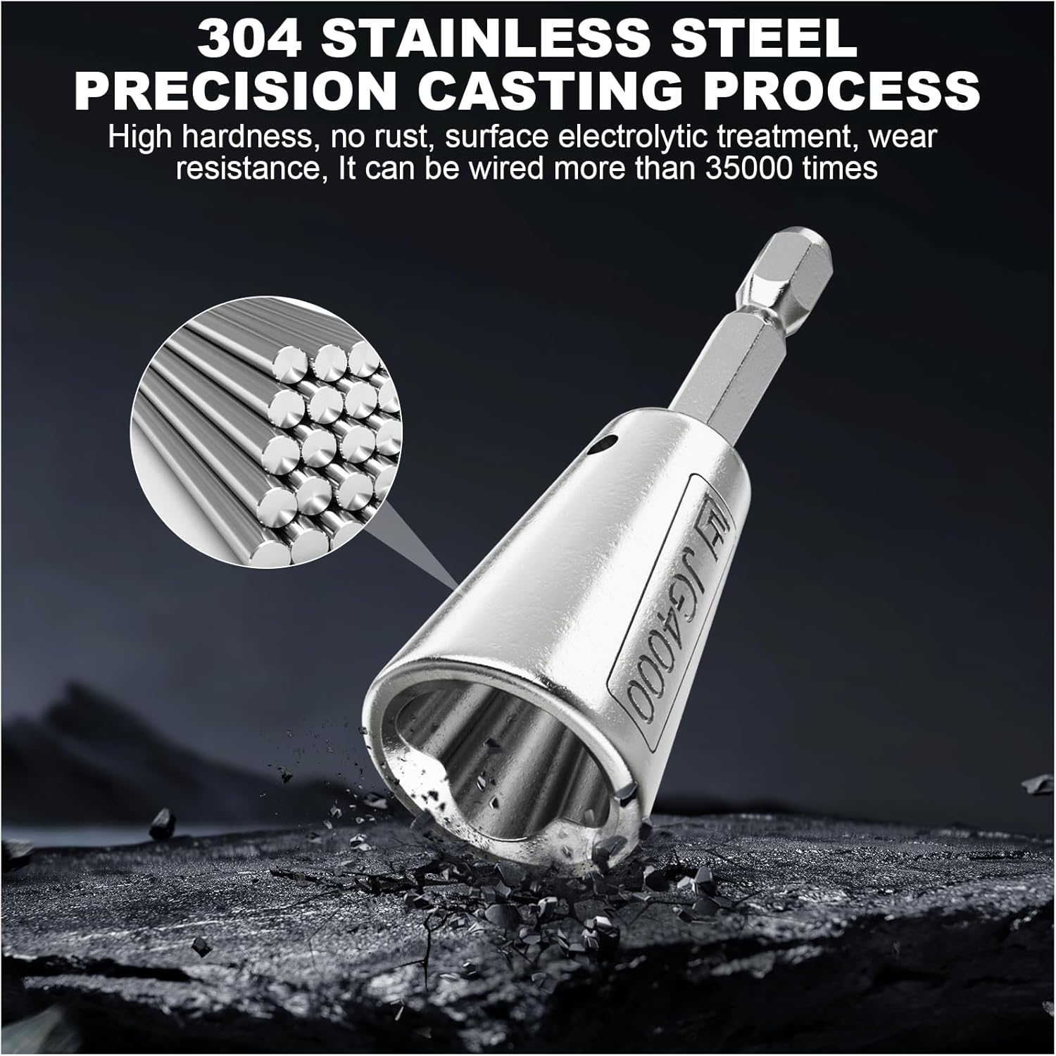 Wire Twister Tool for Drill, Drill Wire Twister, Wire Twister Wire Connector Wire Twisting Tool, Wire Nut Twister for Electrical Power Drill (2) - Image 6