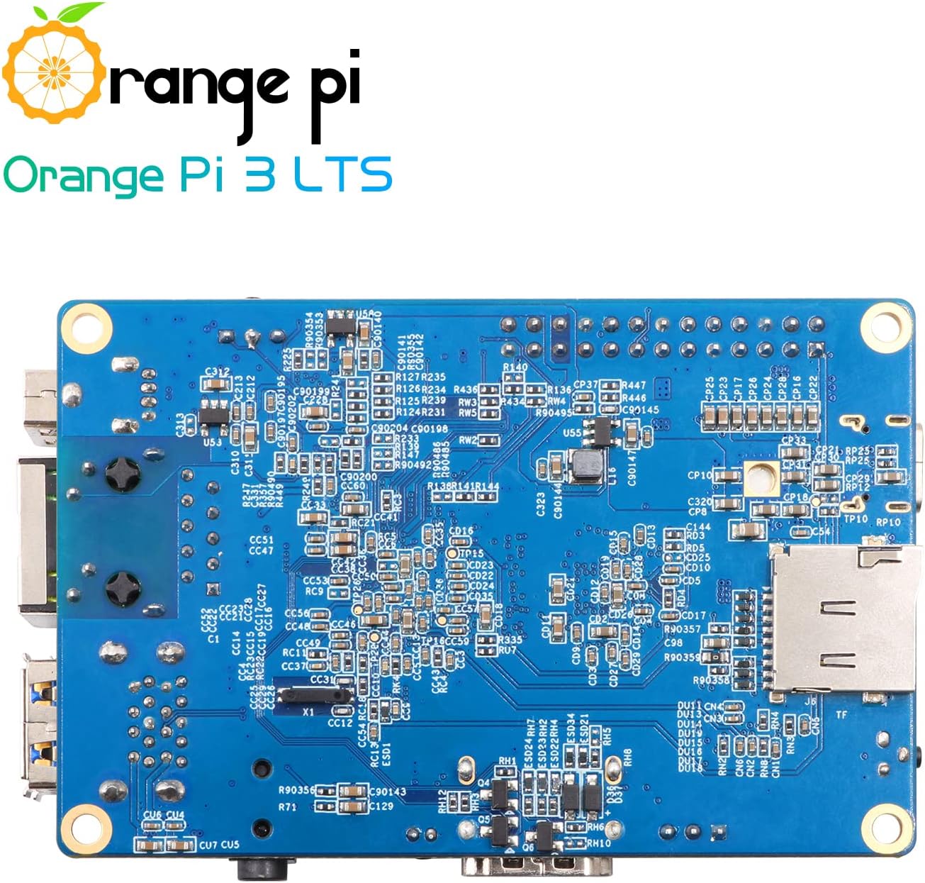 3 LTS 2GB LPDDR3 Allwinner H6 Flash 4-Core 64 Bit with 8GB eMMC Flash Single Board Computer, Support Dual-Band WiFi and Bluetooth 5.0 Development Board Run Android/Ubuntu.. (Pi 3 LTS) - Image 7