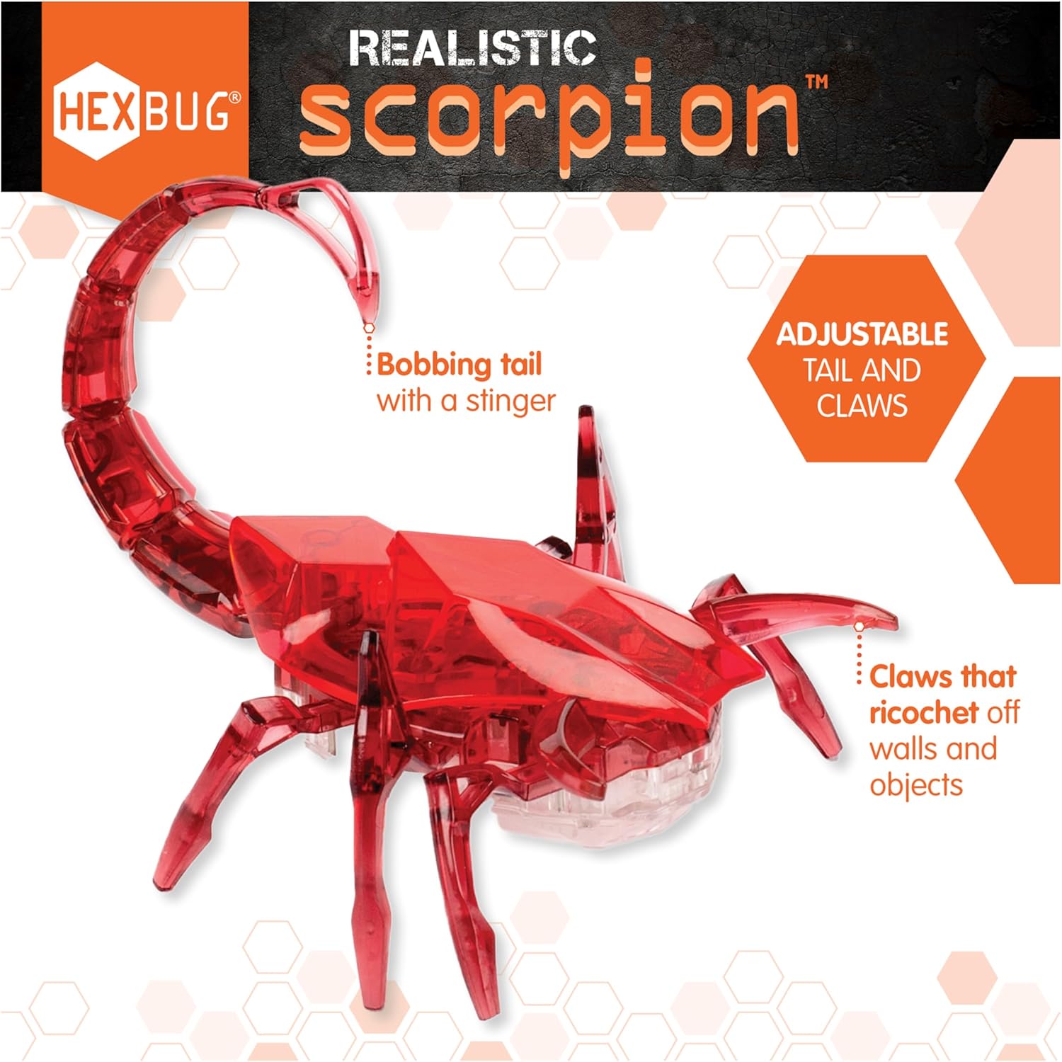 HEXBUG Robotic Scorpion, Autonomous Mechanic Scorpion Toys for Kids, Adjustable Robotic Scorpion Figure, STEM Toys for Boys & Girls Ages 8 & Up, Styles May Vary - Image 4