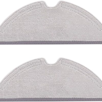 roborock Microfiber Mop Cloth 2 Packs Compatible with E Series, S5, S5 Max, S6, S6 Pure, S6 MaxV, Q5, Q5 Pro, Q5 Pro+, Q7, Q7Max, Q8Max and Q8Max+ Robot Vacuum Cleaner, Replacement Accessories