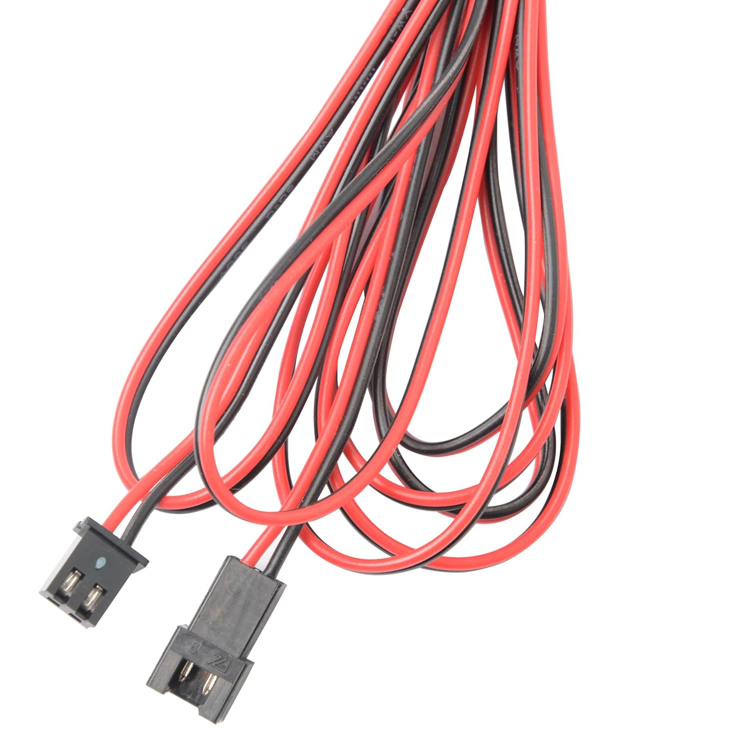 6Pcs 2M/6.56ft 3D Printer Parts Cooling Fan Extension Cable Wire 2pin Xh2.54 Connection Line Male Female - Image 4