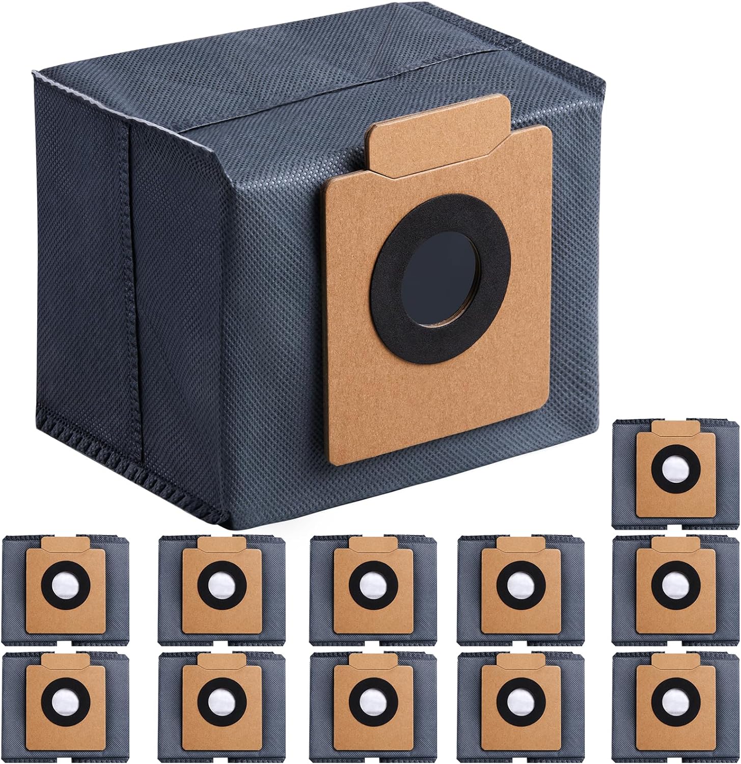 Dust Bags for eufy X10 Pro Omni Robot Vacuum & X8 Pro with Self-Empty Station, Large Capacaity, 12 Pack