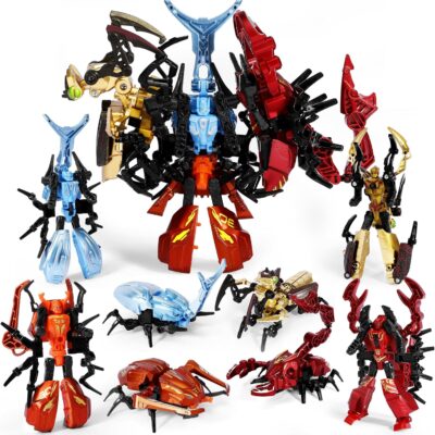 11 Shapes Transforming Robot Toys for Kids 6+, 4 Packs STEM Transformed Action Figure, 4-in-1 Robot Alloy Model Toys, Birthday for Boys Girls Age 6 7 8 9 10+ Year Old