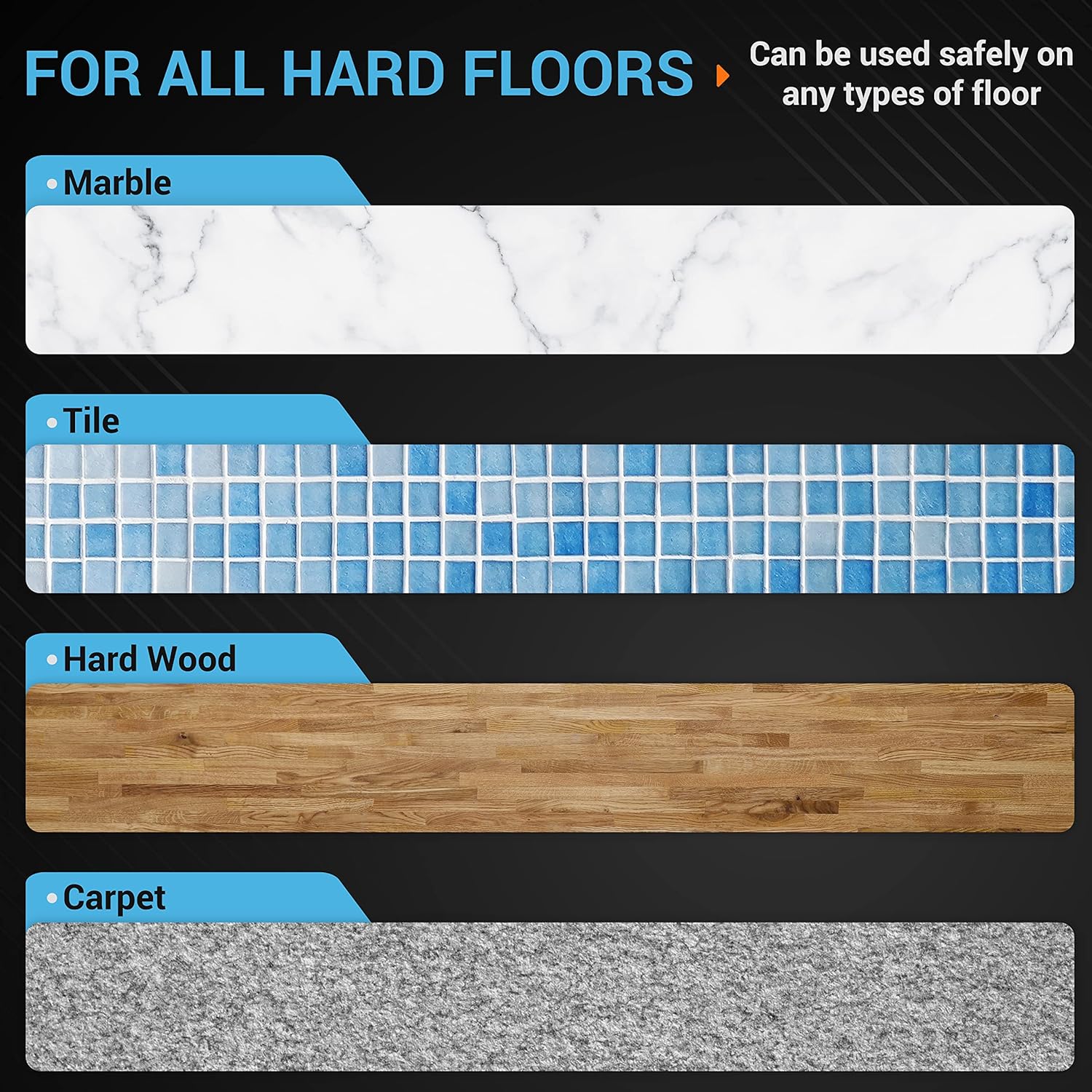 BlueStars Ultra-Durable Robot Vacuum Accessories Kit Replacement Compatible with Ecovacs Deebot OZMO 920, 950, T5, T8 T8 AIVI, T9, N8 N8+ N8 Pro Plus, X1 X1 Turbo X1 Plus, T10 Plus Robot Vacuums - Image 4