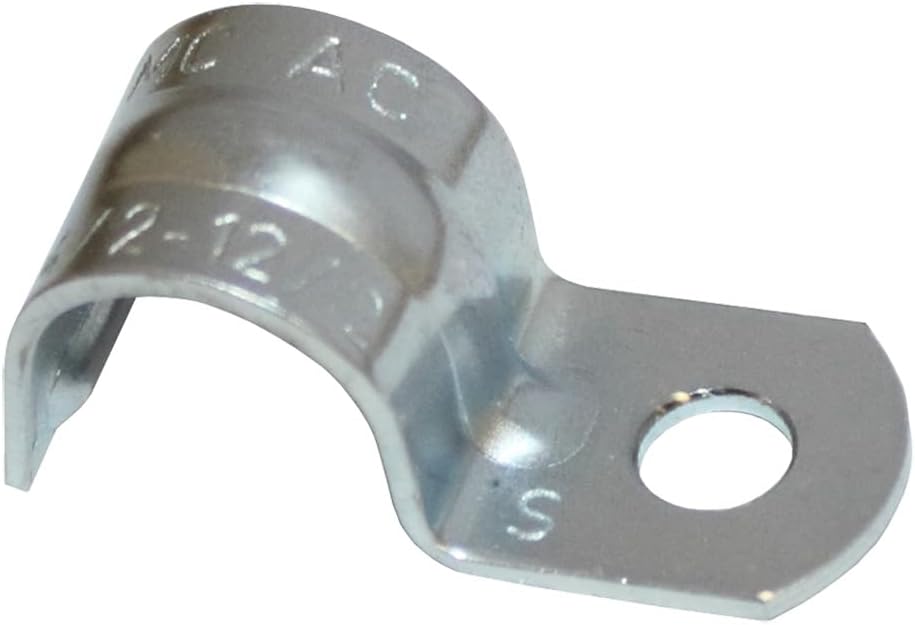 Sigma Engineered Solutions Sigma Electric ProConnex 44919 One-Hole BX Strap 3/8-Inch Conduit Fitting, 10-Pack, Silver, 10 - Image 2