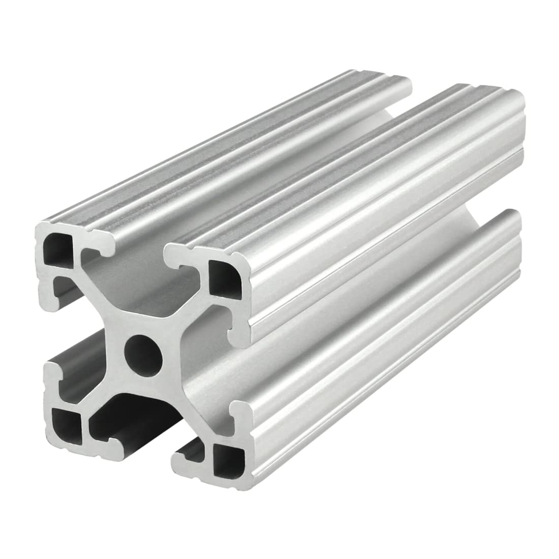 8020, 1515, 15 Series 1.5 Inch x 1.5 Inch T-Slotted Aluminum Extrusion DIY Extruded Linear Slot Bar Rail 80/20 (Lite, Clear Anodize, 36" Long)