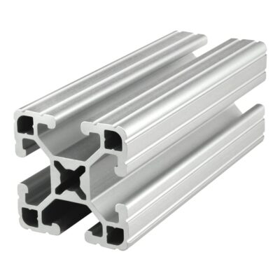 8020, 1515, 15 Series 1.5 Inch x 1.5 Inch T-Slotted Aluminum Extrusion DIY Extruded Linear Slot Bar Rail 80/20 (Ultra Light, Clear Anodize, 60" Long)