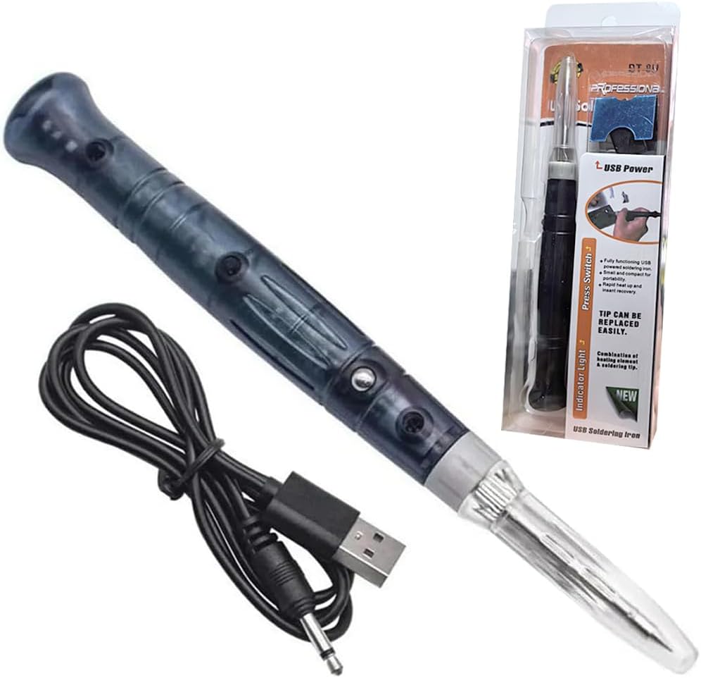 USB Soldering Iron Pen 5V 8W Portable Handheld Tool Kit Welding Equipment Handheld Soldering Iron