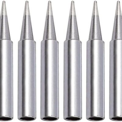 10 PCS 900M-T-B Soldering Iron Tips Replacement Solder Tips Kit Compatible with Hakko, Radio Shack, Atten, Quick, Aoyue, Yihua, Vastar Soldering Station, Welding Equipment & Accessories