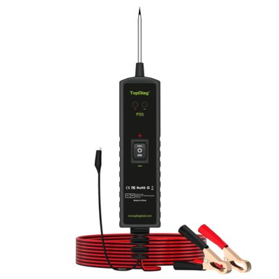 P55 Electrical Tools Circuit Tester Component Activation Continuity Test Trailer Light Tester Jumper Lead Function 12V-24V Short Circuit Located Overload Protected