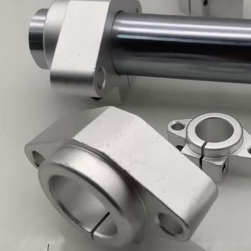 5 Pcs Linear Motion Rail Guide Support Clamping Rod Rail Guide Support Aluminum Linear Motion Rail Clamping Rod For Clamping 20mm Diameter Shaft Bracket Aluminum Alloy - Image 4