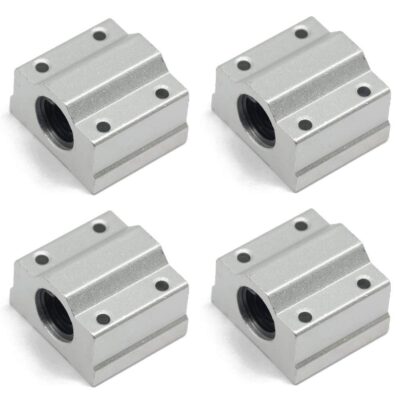 4PCs SCS8UU Linear Motion Ball Bearing Box Type CNC Slide Unit Bushing 30mm Long Linear Roller Bearing Slide Block