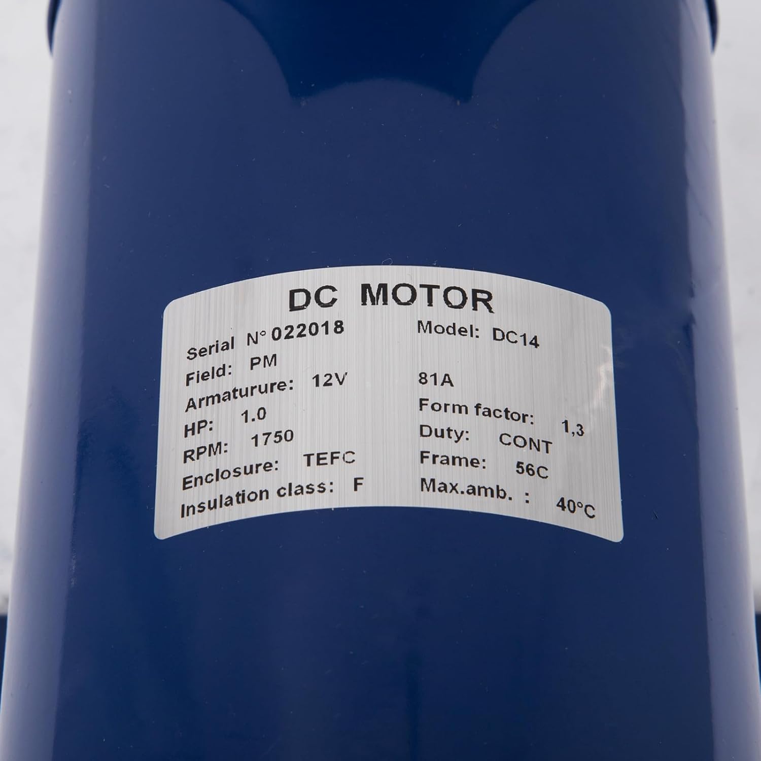 VEVOR 1 Hp DC Motor Rated Speed 1750 RPM 12V Electric Motor Permanent Magnet Motor - Image 11
