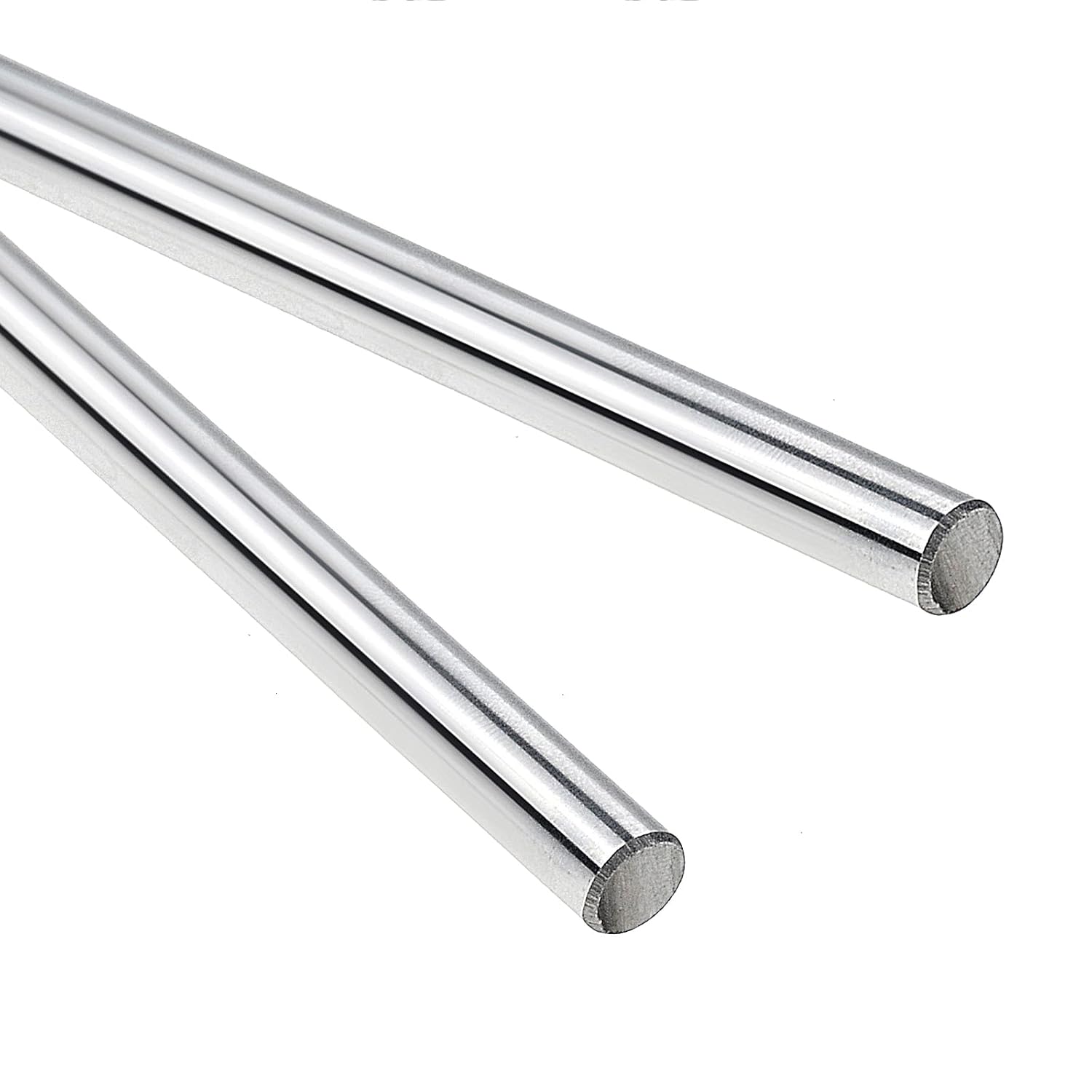 2PCS 8mm x 450mm Steel Rod Linear Rod Motion Shaft for 3D Printer and DIY Craft Tool (450mm, 2) - Image 2