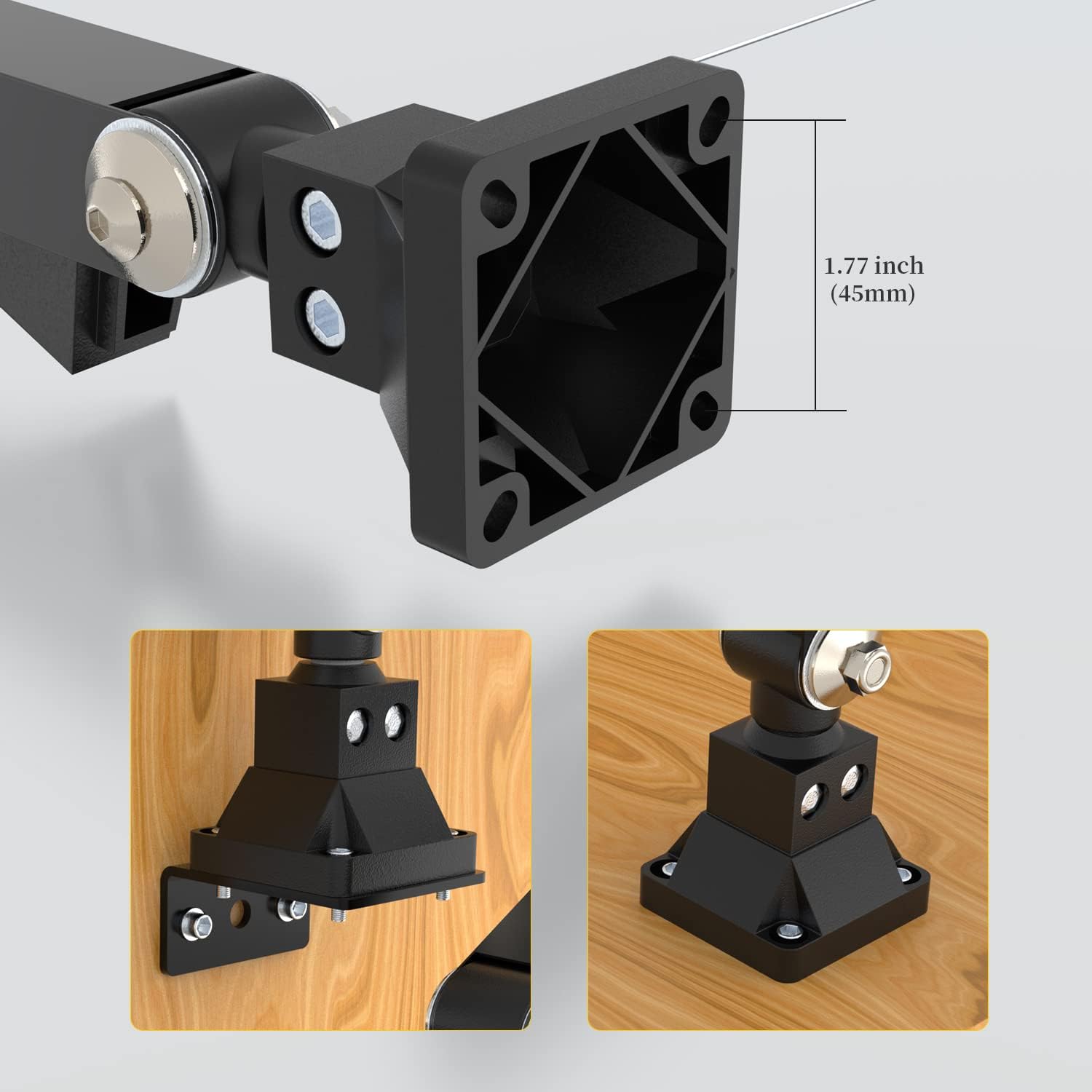 Led Waterproof Machine Work Light, Multipurpose Adjustable Angle Aluminum Alloy Long Arm for Lathe CNC Milling Drill Press and Workbench, AC 110~240V with US Plug - Image 6