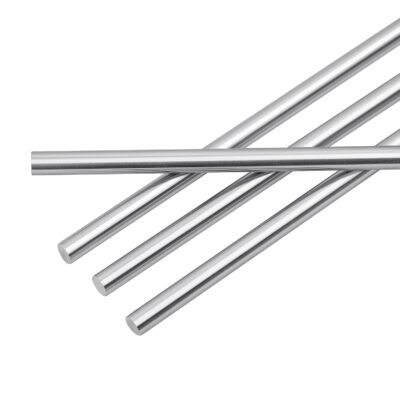 [4pcs/Pack] 8mm x 200mm Linear Motion Rod Shaft Guide, 4PCS 8mm Steel Rod for 3D Printer and CNC Machine