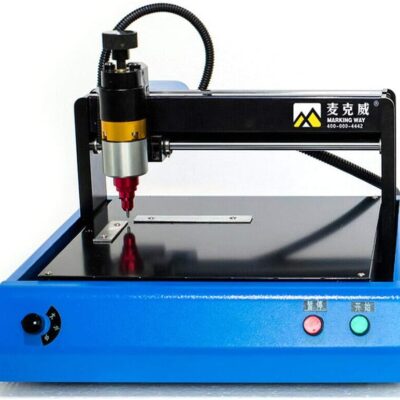 400W Electric Metal Marking Machine Steel Plate Engraving Machine for Metal Nameplate Tag Marking 110V
