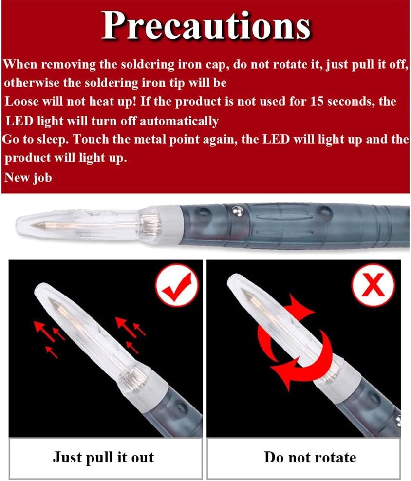 USB Soldering Iron Pen 5V 8W Portable Handheld Tool Kit Welding Equipment Handheld Soldering Iron - Image 8