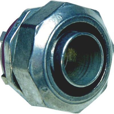 Sigma Electric, Gray, Size Sigma Engineered Solutions ProConnex 49431 Liquid-Tight Straight Connector 3/4-Inch Conduit Fitting, 1-Pack