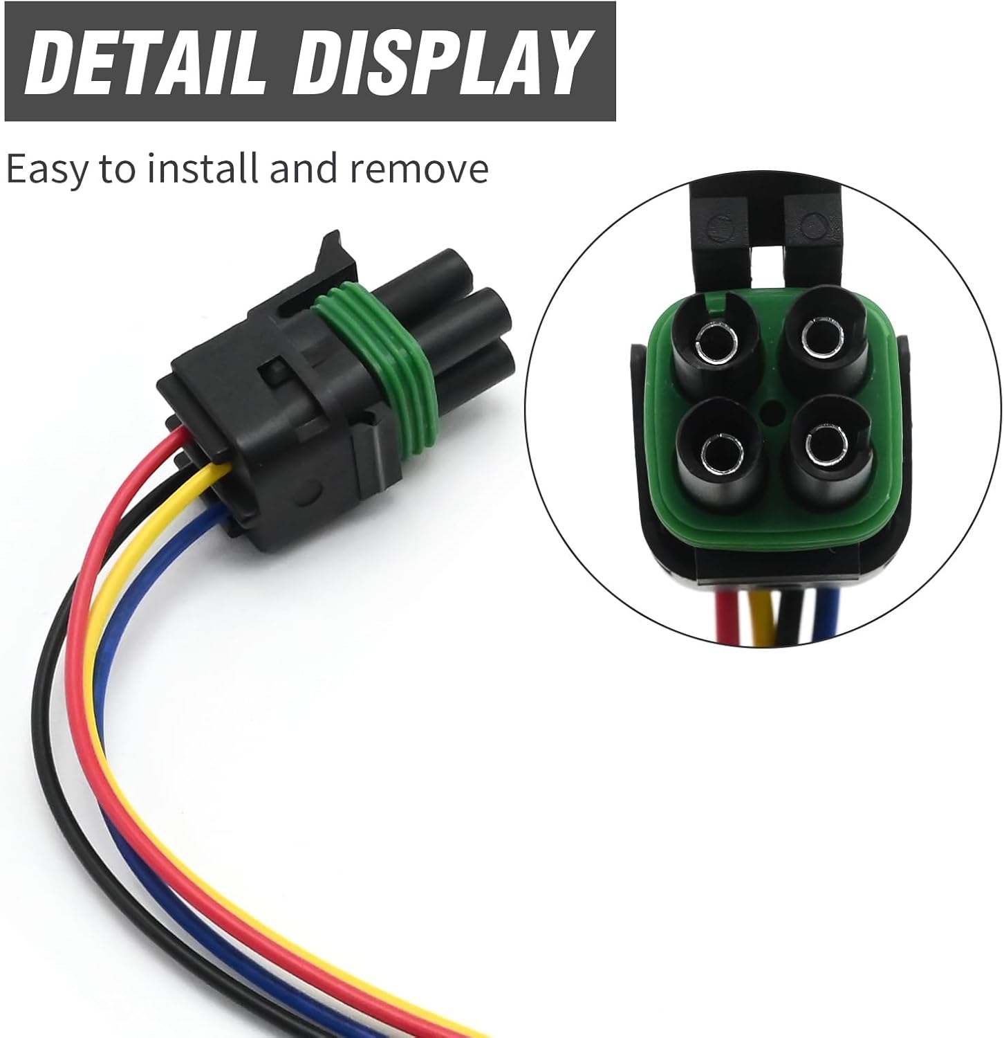 700R4 Transmission Connector Pigtail, Replacement for Camaro 1983-1992, Replacement for Corvette 1984-1991, Replacement for Firebird 1983-1992 - Image 4