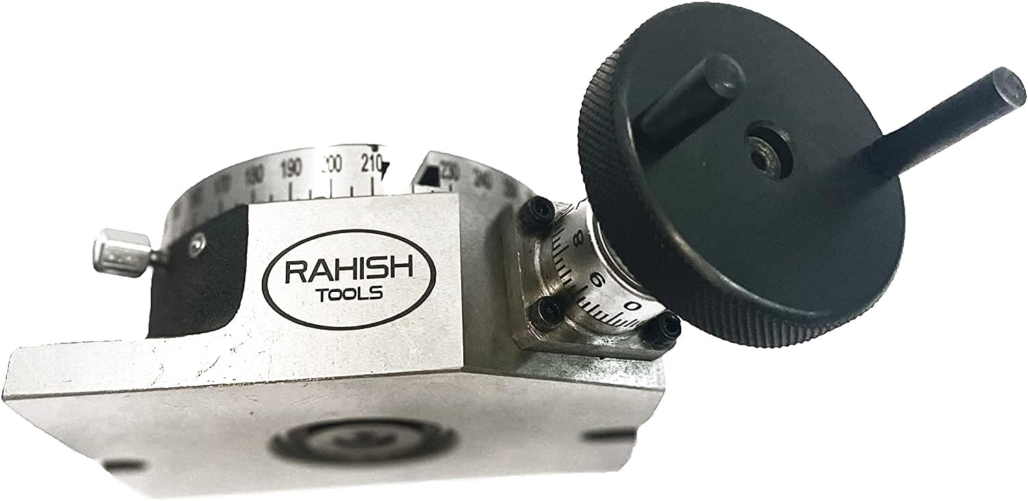Rotary Table for Milling Machines 4" Inches (100mm) 4 Slots Horizontal and Vertical - Image 4