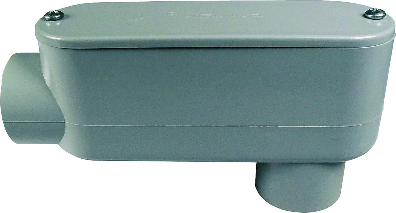 Cantex 5133664 Conduit Outlet Body, PVC, Lb