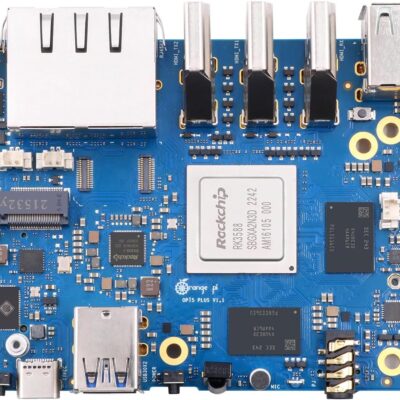 Orange Pi 5 Plus 8GB LPDDR4/4x Rockchip RK3588 8-Core 64-Bit Single Board Computer with eMMC Socket, Development Board Run Orange Pi/Linux/Ubuntu/Debian/Android OS (8GB)