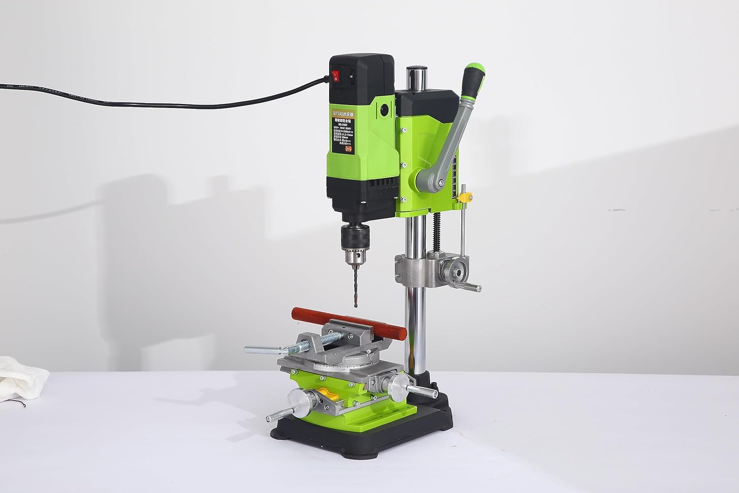 Rotary Table 90 ° 3" Cross Slide Drill Press Vise Horizontal Precision Milling Drilling Machine Vernier Reading Milling Drilling Boring - Image 7