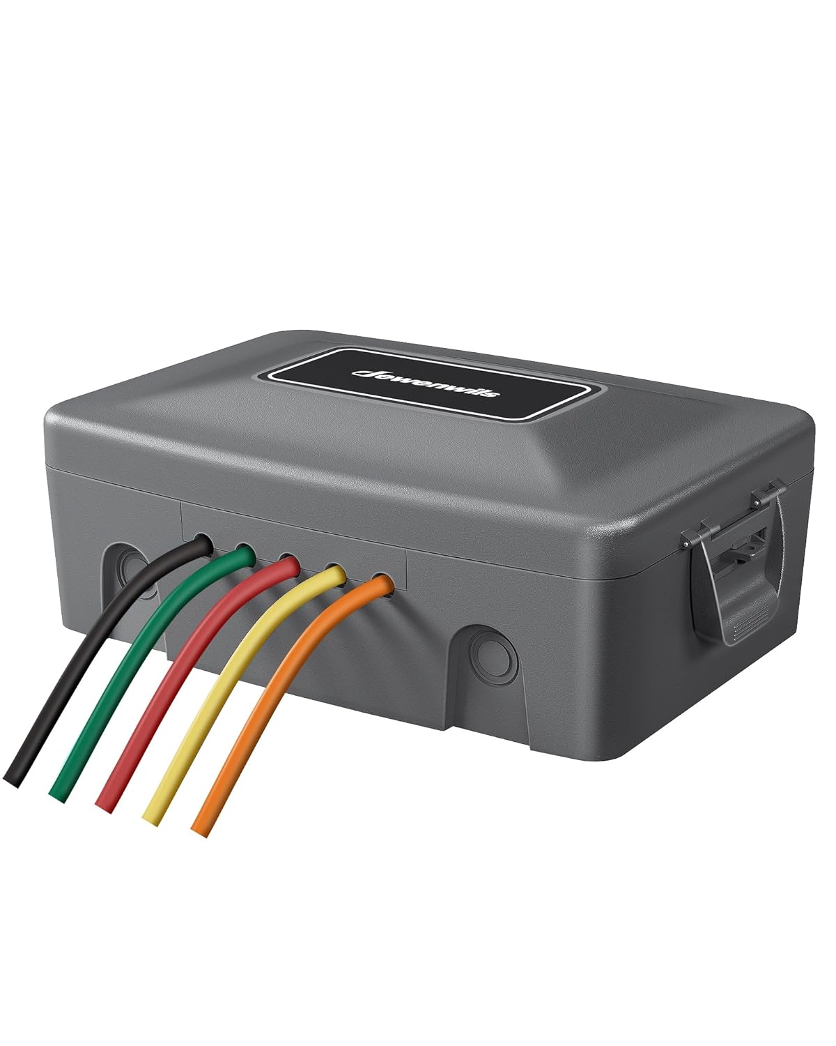 DEWENWILS Large Outdoor Electrical Box, Waterproof Power Cord Protector for Electrical Connections, Ideal for Extension Cords, Timers, Power Strips, Power Tools, Holiday and Landscape Lights, Gray